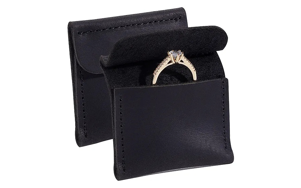 Cowhide Ring Storage Bags