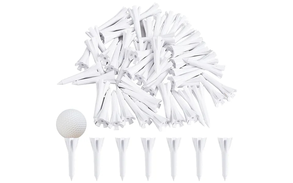 Craspire 50pcs 5 Prong Plastic Golf Tees