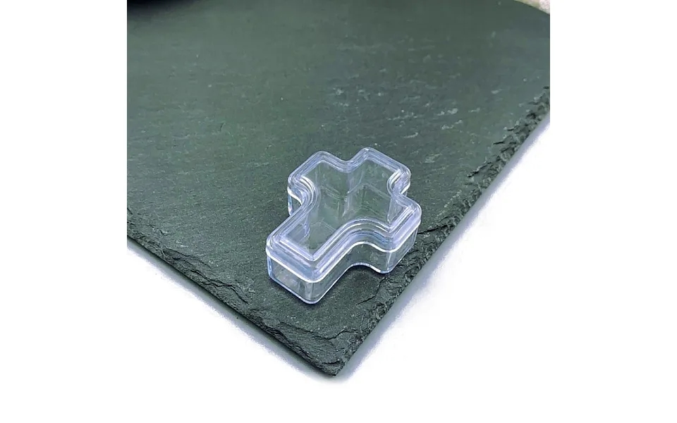 Cross Shaped Portable Pvc Small Jewelry Storage Boxes With Lid
