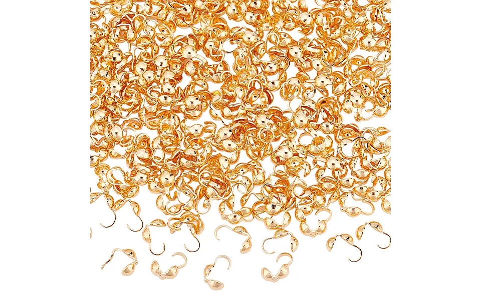 Dicosmetic 300pcs Brass Bead Tips