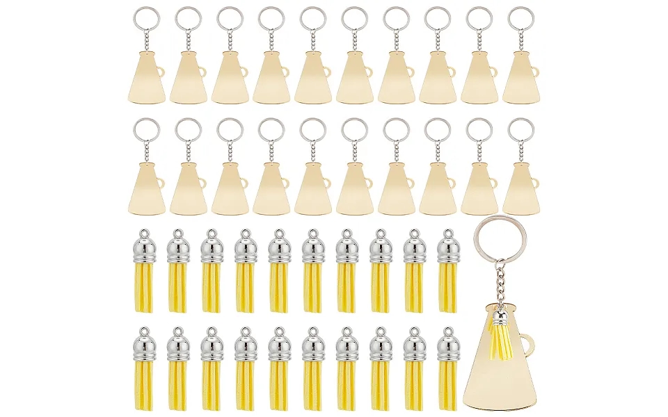 Diy Blank Keychain Making Kit