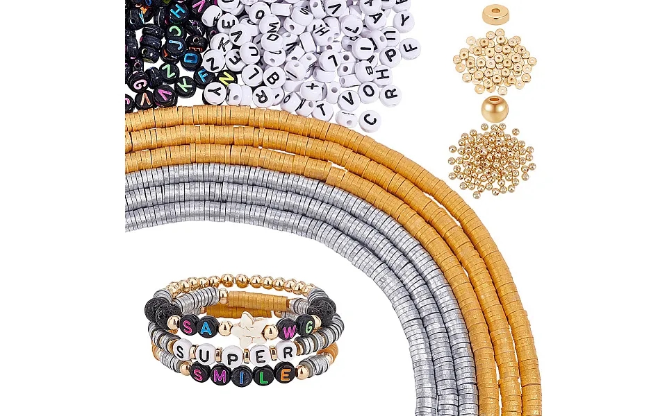 Diy Letter Beads Jewelry Making Finding Kit