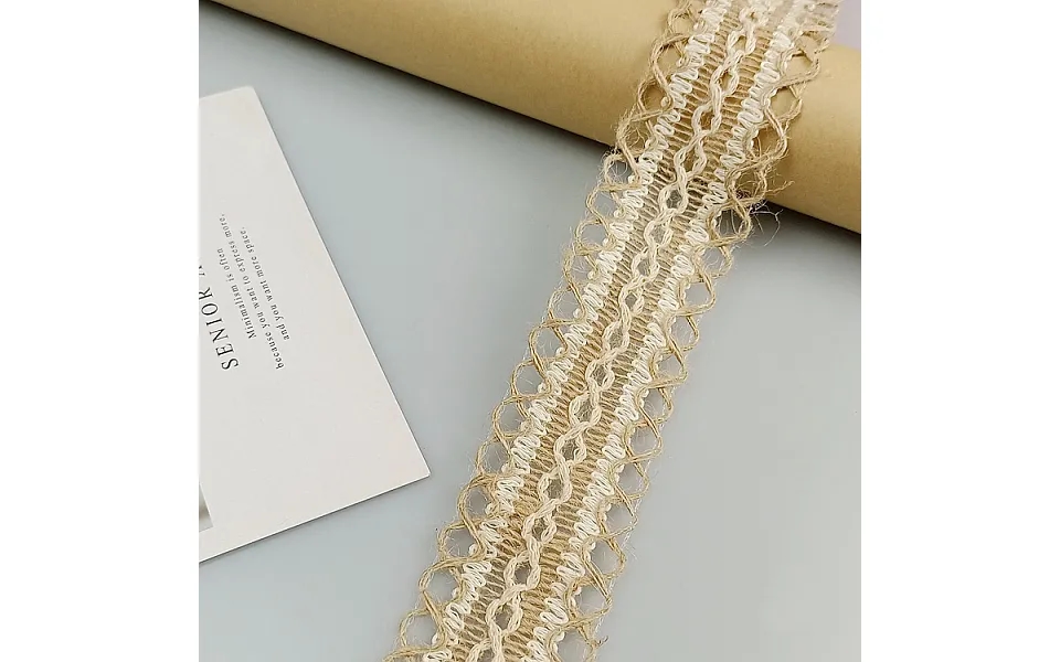 Flat Burlap Lace Ribbons