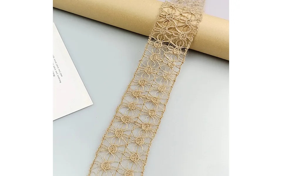 Flat Burlap Lace Ribbons