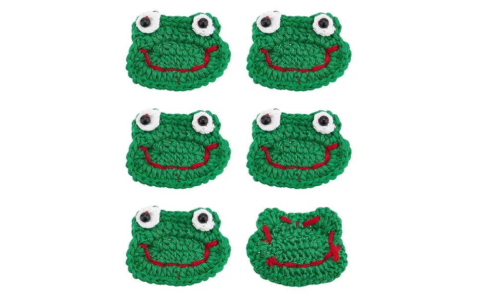 Frog's Head Shape Cartoon Style Polyester Knitted Costume Ornament Accessories