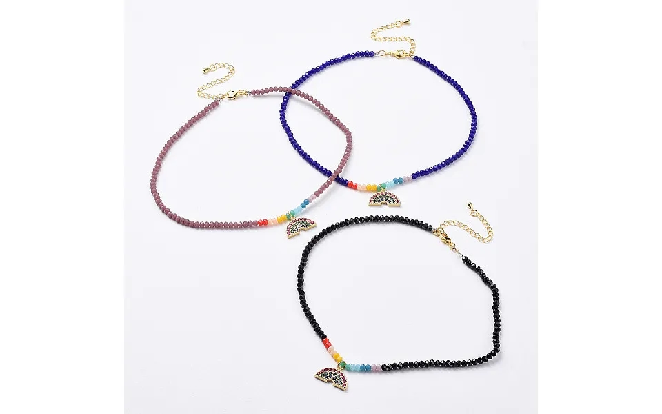 Glass Beads Pendants Necklaces