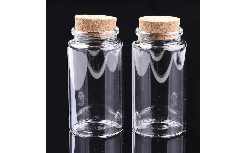 Glass Jar Glass Bottles Bead Containers