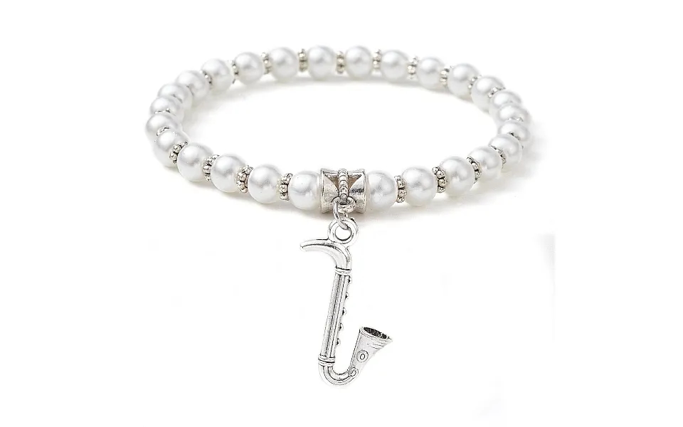 Glass Pearl Beaded Stretch Bracelets