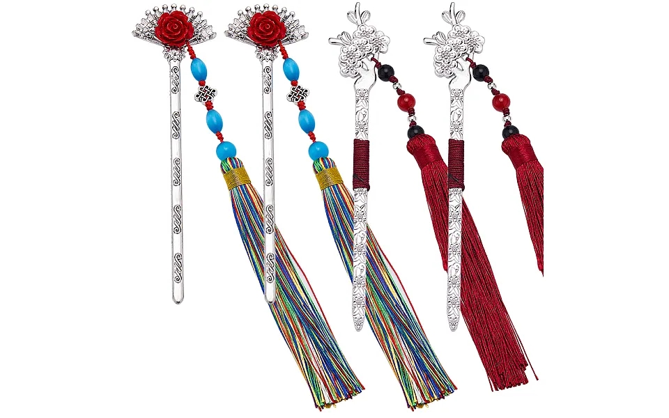 Gorgecraft 4pcs 2 Style Alloy Bookmarks