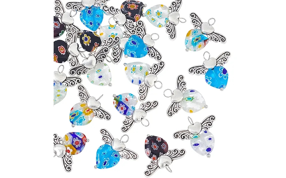 Handmade Millefiori Lampwork Pendants