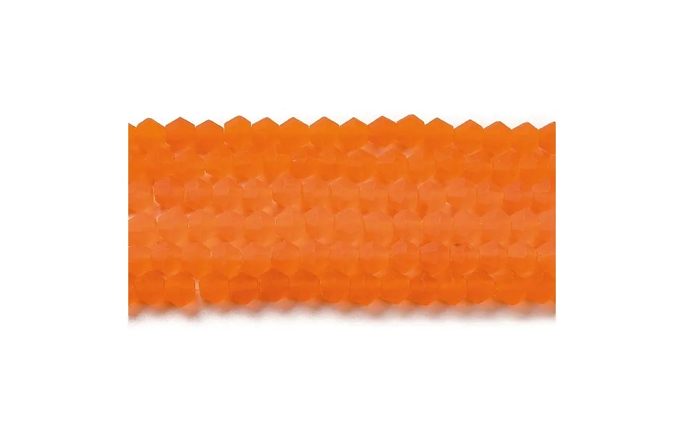 Imitate Austrian Crystal Frosted Glass Beads Strands