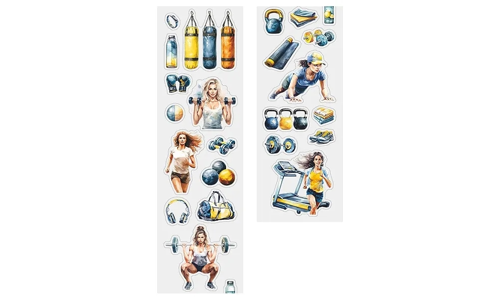 Independent Living Themes Label Paster Picture Stickers