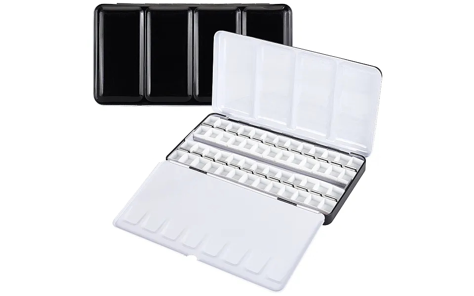 Iron Empty Watercolor Paint Pans