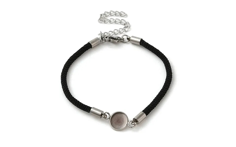 Milan Cord & 304 Stainless Steel Bracelets Making