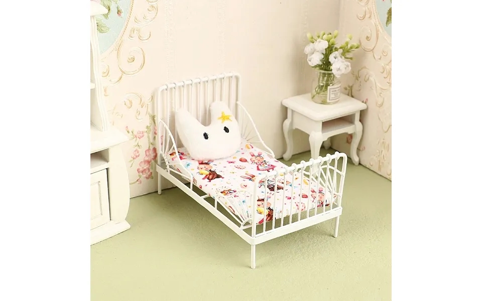 Mini Iron Children's Bed & Pillow