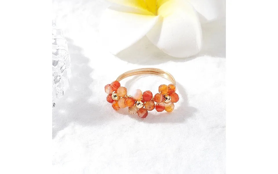 Natural Carnelian Finger Rings