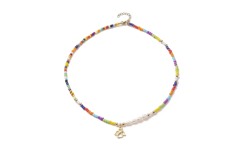 Natural Cultured Freshwater Pearl & Glass Seed Beaded Necklaces