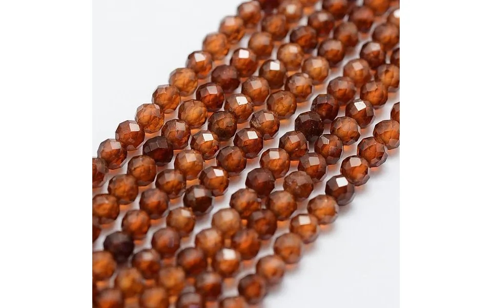 Natural Garnet Bead Strands