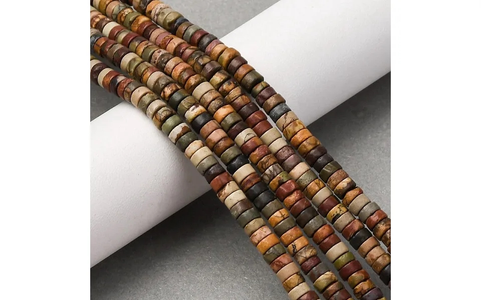 Natural Picasso Jasper Polychrome Jasper Beads Strands