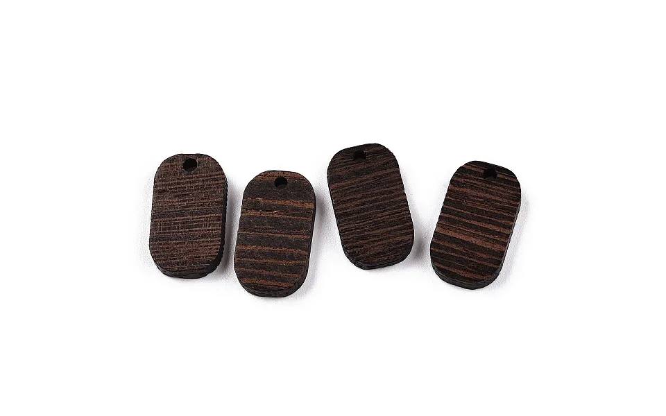 Natural Wenge Wood Pendants