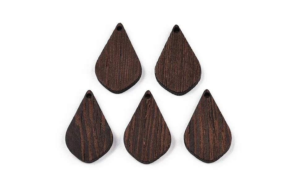 Natural Wenge Wood Pendants