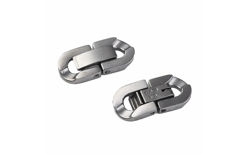 Non-tarnish 304 Stainless Steel Fold Over Clasps