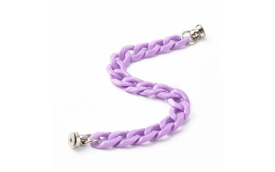 Opaque Acrylic Curb Chain Phone Case Chain