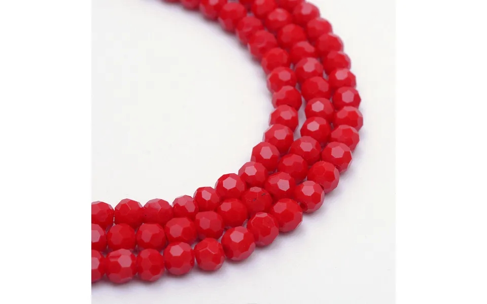 Opaque Solid Glass Bead Strands