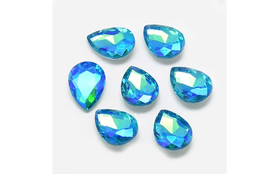 Pointed Back Glass Rhinestone Cabochons