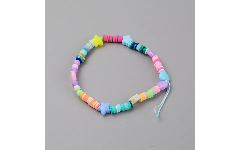 Polymer Clay Heishi Beaded Mobile Straps