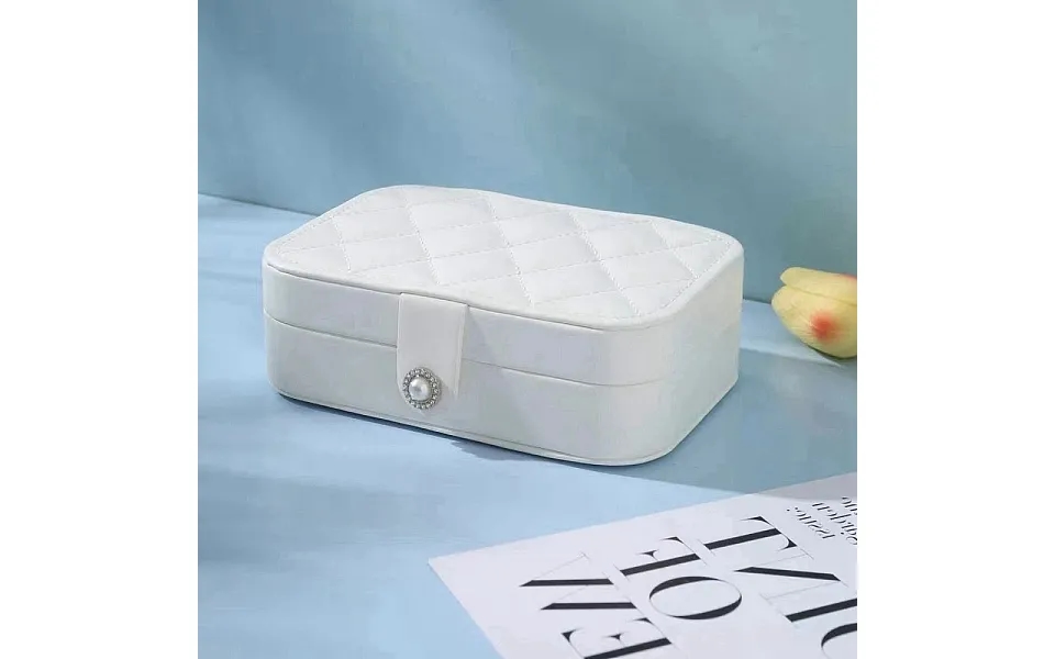 Pu Leather Jewelry Set Organizer Box