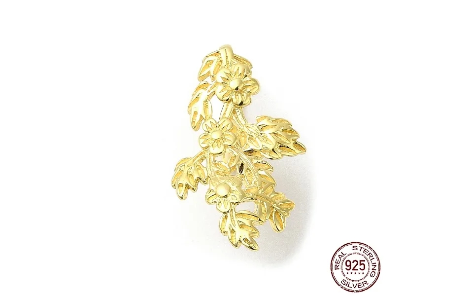 Rack Plating 925 Sterling Silver Ice Pick Pinch Bails