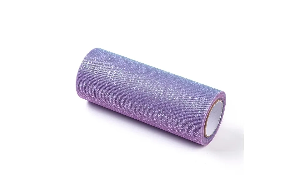 Rainbow Glitter Netting Fabric Sparkling Tulle Roll