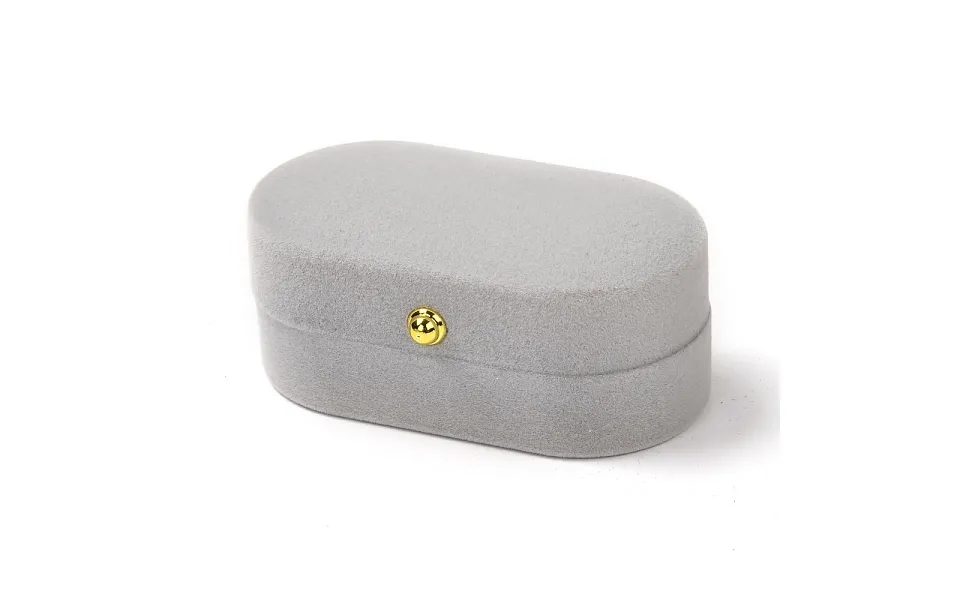 Rectangle Velvet Couple Rings Box