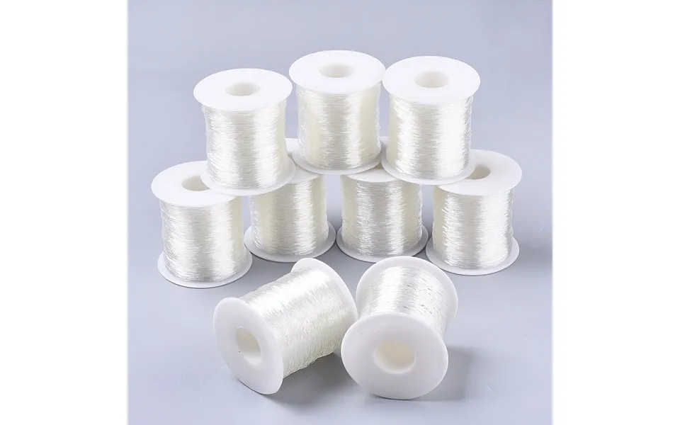 Round Elastic Crystal Thread
