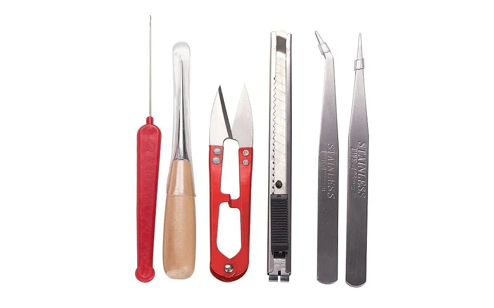 Set Of 10 Pieces Jewelry Making Beading Tool Kit With Black Zippered Case Accessories