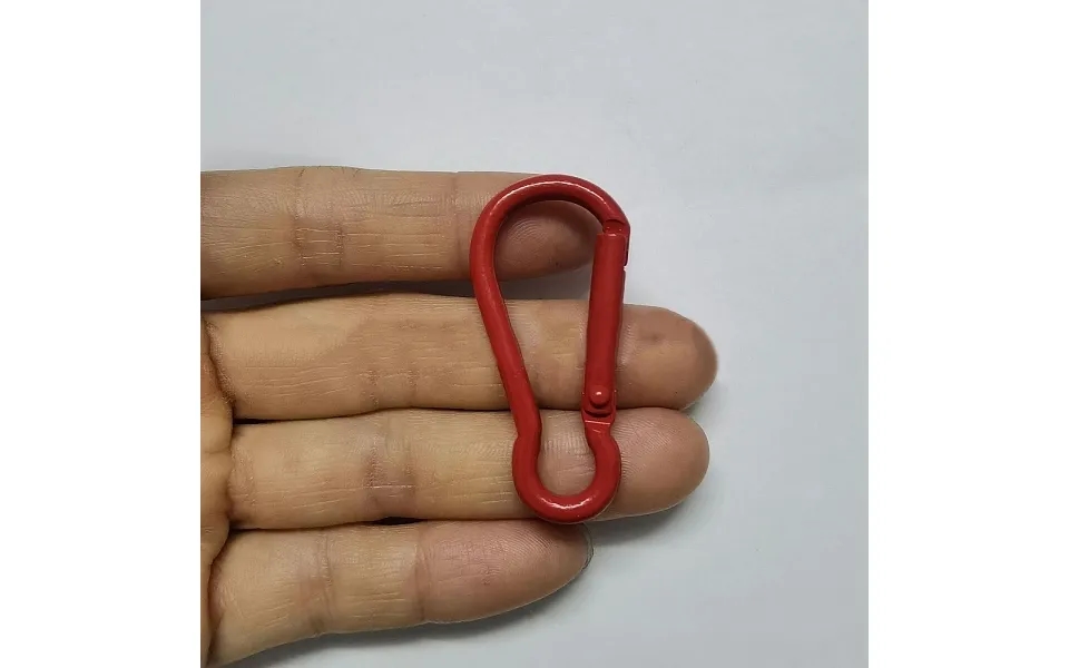 Spray Painted Iron Rock Climbing Carabiners