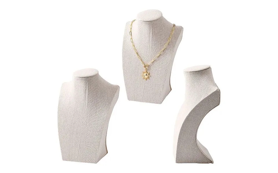 Stereoscopic Necklace Bust Displays