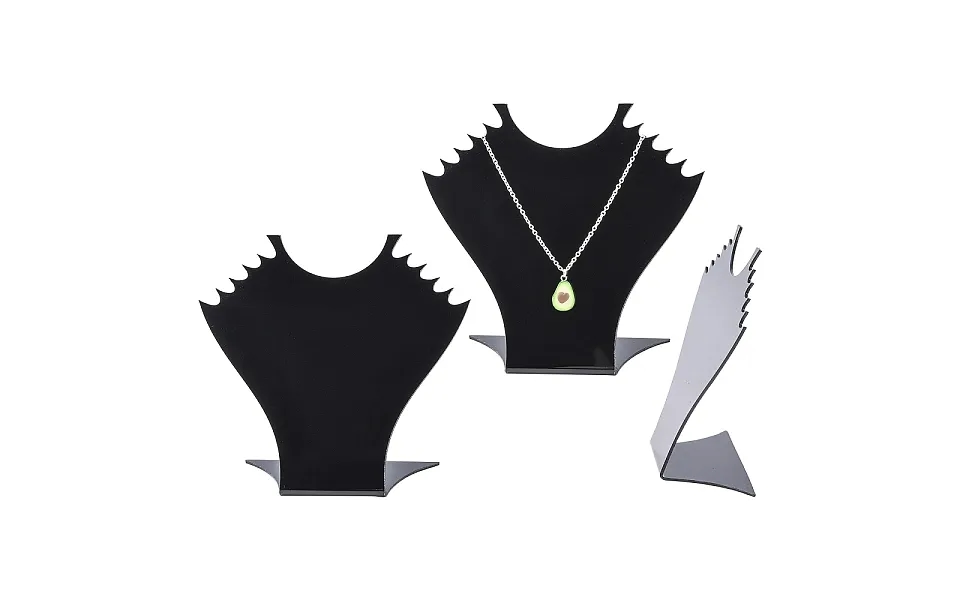 Stereoscopic Organic Glass Necklaces Displays