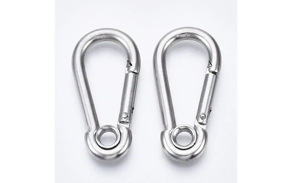 Tarnish Resistant 304 Stainless Steel Rock Climbing Carabiners