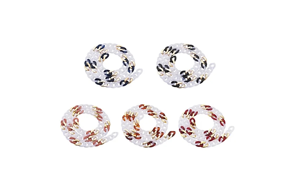 Transparent Acrylic Handmade Curb Chain