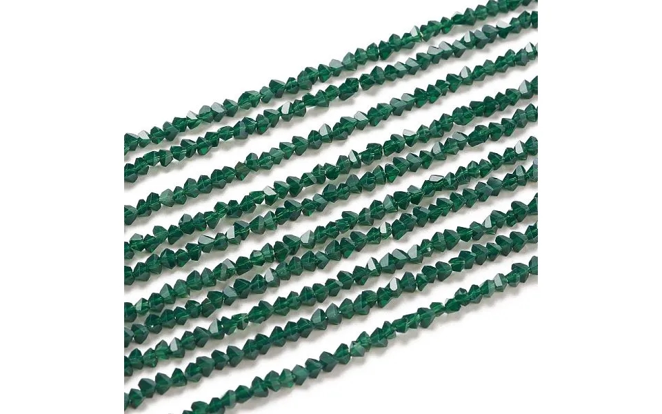 Transparent Solid Color Glass Beads Strands