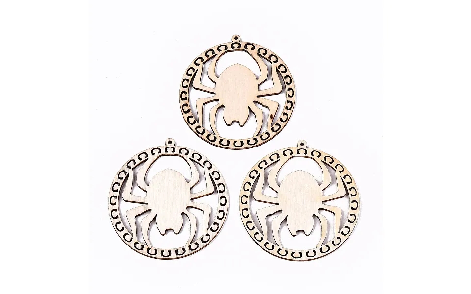 Undyed Natural Wooden Big Pendants