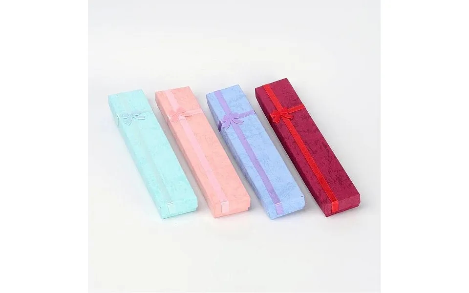 Valentines Day Presents Packages Jewelry Necklace Box With A Flower