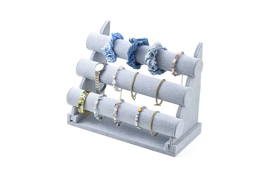 Velvet Bracelet Bangle Bar Display
