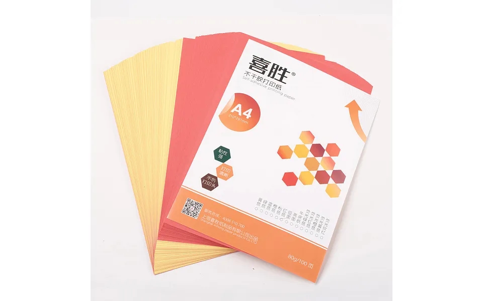 Waterproof A4 Adhesive Sticker Sheets