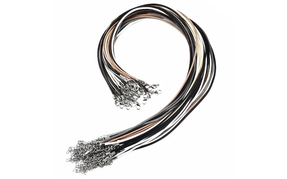 Waxed Cord Necklace Making