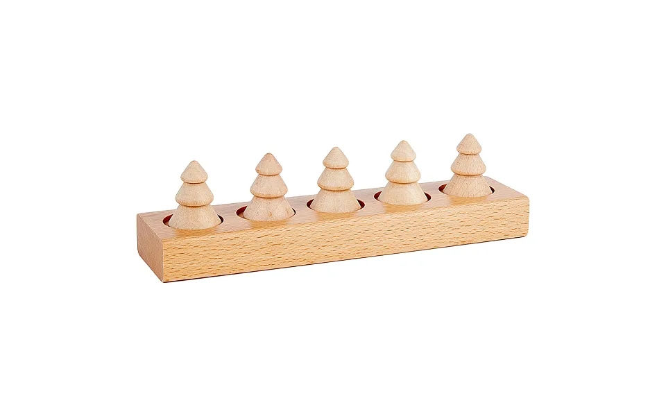 Wood Finger Ring Display Holder