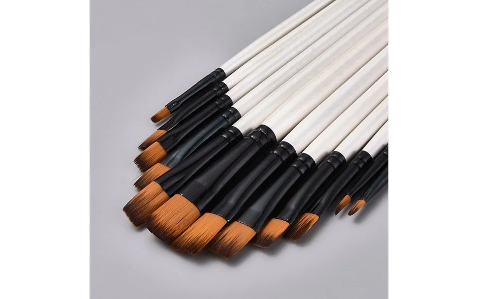 Wood Handle Paint Brushes Set