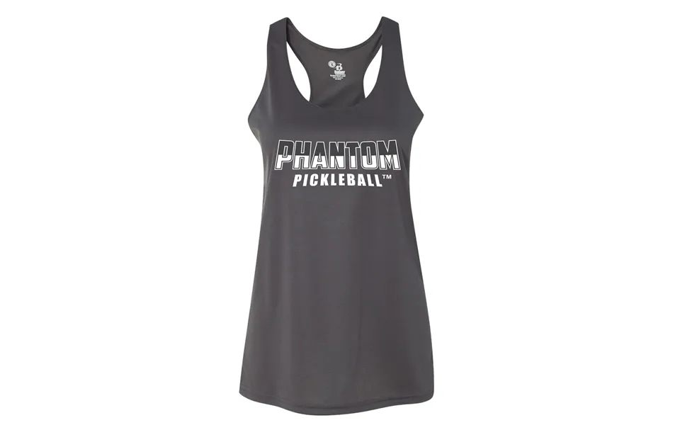 Phantom Women's Racerback Performance Tank Top- Gray